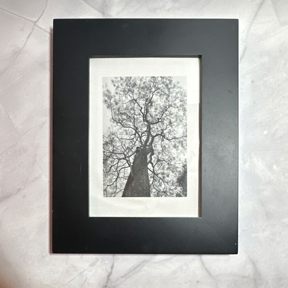 ACR Industries Black MDF Matte 8x10 Rectangle Photo Frame 5x7 Mat Wall Stand